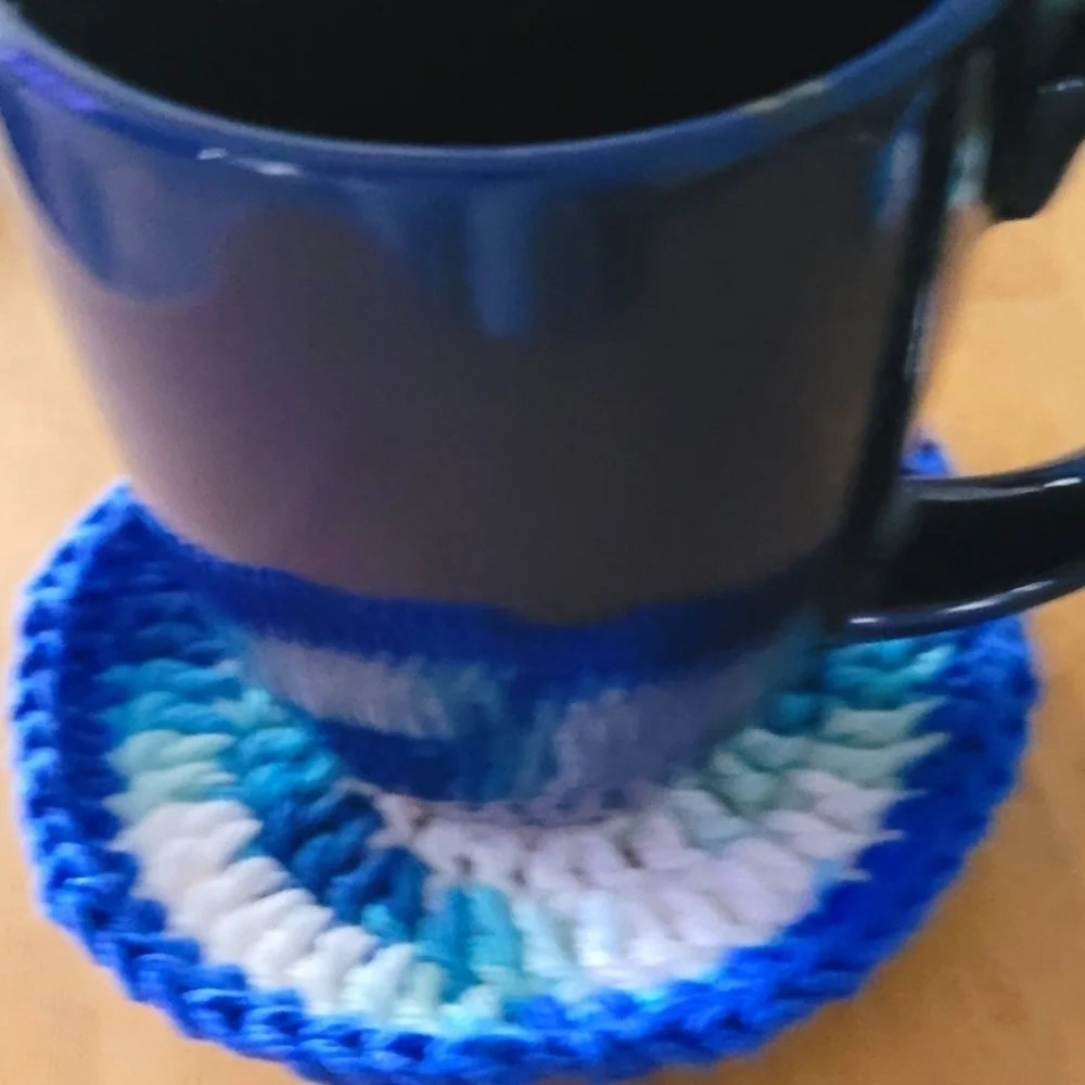 Handmade cotton coaster